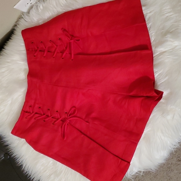 #33 Target corset lace up linen short - Picture 2 of 9